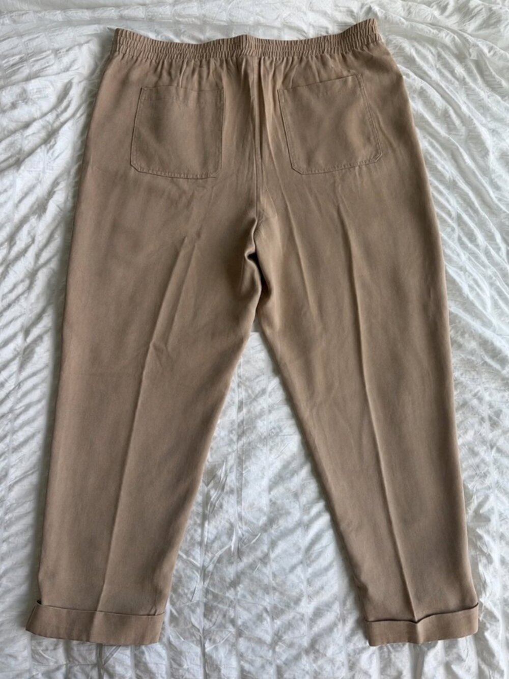 Chico's Rhinestone Khaki Ankle Pants Size 3 16W 16 Plus Size Curvy - Picture 3 of 7